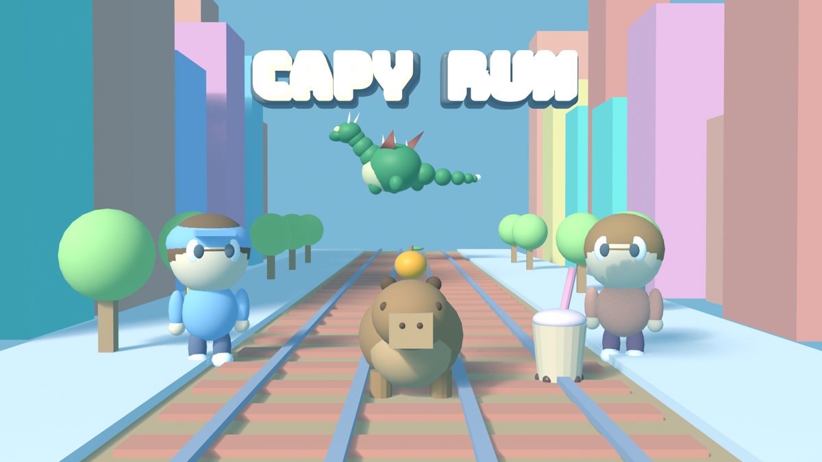 Capy Record Week — the Capy Run runners on the track